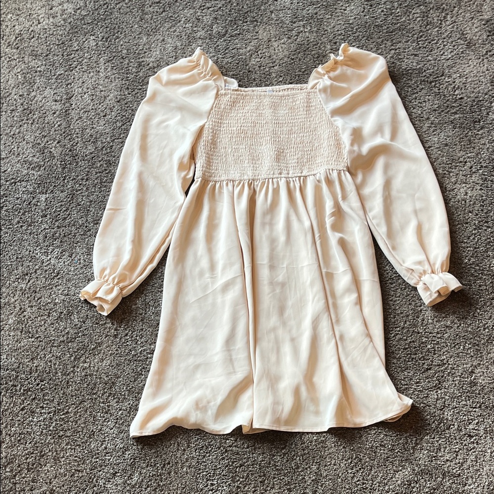 Elegant Cream Kids Dress